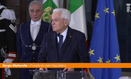 Mattarella "Olimpiadi di Milano-Cortina sono una vetrina per l'Italia"
