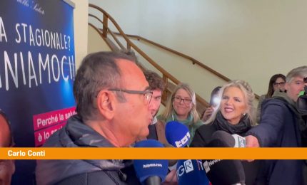 Carlo Conti "Felice di aver contribuito alla campagna antinfluenzale"