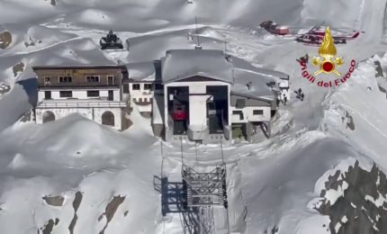 Guasto alla funivia di Macugnaga, le immagini dei soccorsi