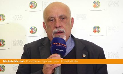 Lazio, Nicolai "Manovra espansiva, opere importanti per i Comuni"