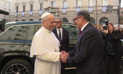 Papa Leone XIV in visita al Senato