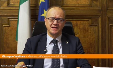 Scuola, Valditara "Con la manovra aumentano le risorse nel 2026"