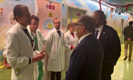 La Russa in visita ai bambini del Policlinico Gemelli