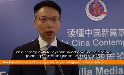Media, Tian Fan (Xinhua) "Linea dedicata a Italia, Italpress nostro partner"