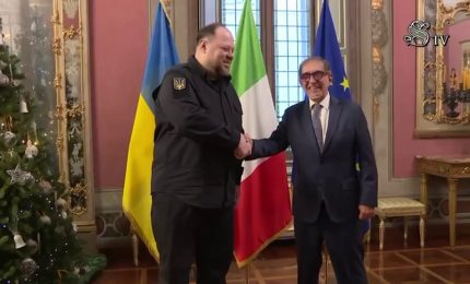 La Russa riceve in Senato il presidente del Parlamento ucraino
