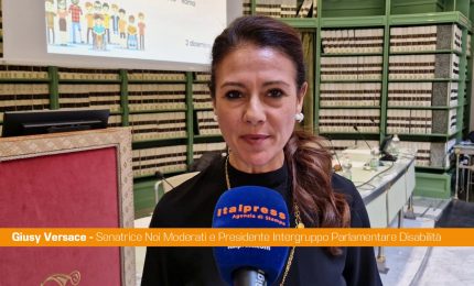 Disabilità, Versace "Sulla tutela dei diritti c'è ancora molto da lavorare"