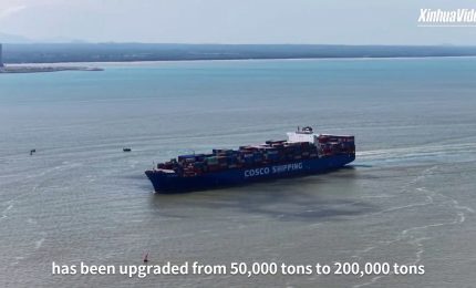 Cina, il porto di Yangpu accelera costruzione hub di spedizioni internazionali