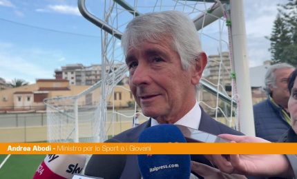 Abodi inaugura Centro sportivo Borsellino a Palermo "Sport difesa immunitaria"