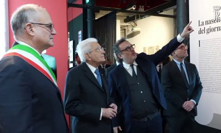 Mattarella all&rsquo;inaugurazione della mostra de "La Repubblica" per i 50 anni