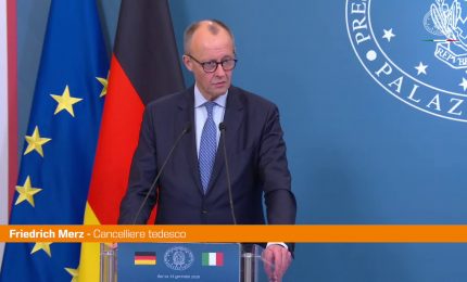 Merz "Tra Germania e Italia naturale sintonia, vogliamo industria competitiva"