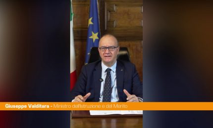 Valditara "Polemiche surreali per circolare su studenti palestinesi in Italia"