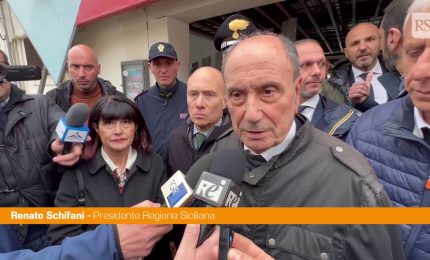 Maltempo, sopralluogo di Schifani nel Messinese "Non faremo mancare risorse"