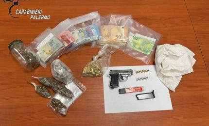 Nuovo blitz dei Carabinieri allo Zen 2 di Palermo. Sequestrate armi, munizioni e droga