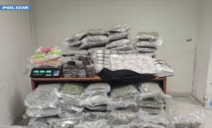 Sequestrati circa 140 chili di droga a Catania, arrestati padre e figlio