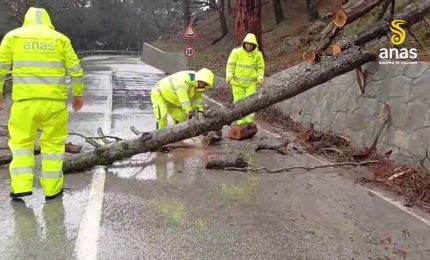 Maltempo, in Sicilia uomini e mezzi Anas al lavoro per fronteggiare emergenza
