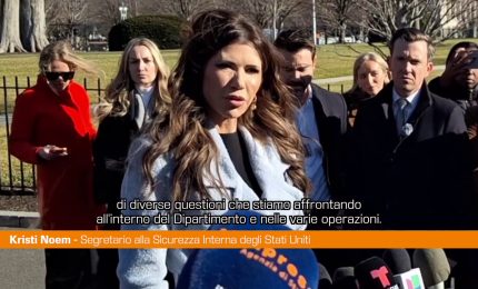 Usa, Noem &ldquo;In Minnesota possibile uso dell&rsquo;Insurrection Act"