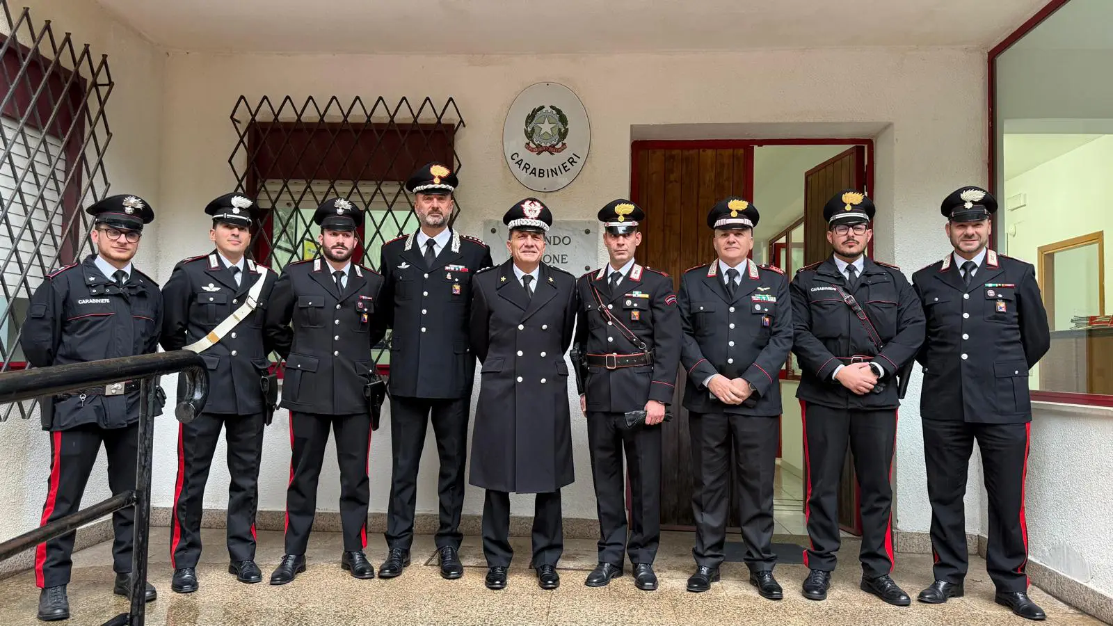Il Generale Del Monaco visita le Stazioni dei Carabinieri di Tortorici e Capo d&rsquo;Orlando