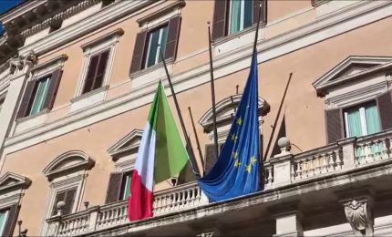 Giorno della Memoria, bandiere a mezz'asta alla Camera