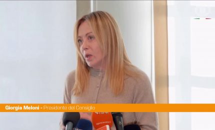 Iran, Meloni "Lavoriamo per una de-escalation, solidariet&agrave; a chi manifesta"