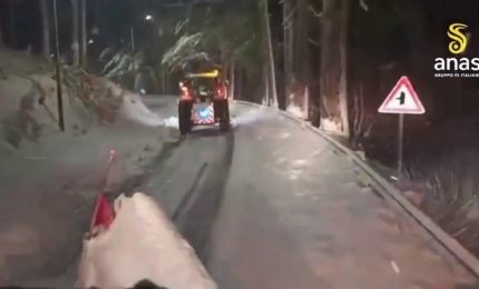 Maltempo, 150 unit&agrave; dell'Anas al lavoro in Calabria: le immagini