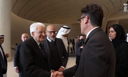 Emirati Arabi Uniti, Mattarella visita il museo Zayed