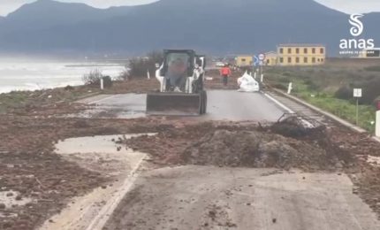 Maltempo, uomini e mezzi Anas al lavoro per fronteggiare emergenza in Sardegna