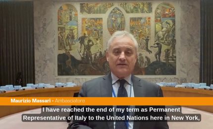 Onu, fine mandato per Massari "Un periodo ricco di soddisfazioni e risultati"