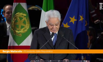 Mattarella "Preoccupazione per il ritorno di strategie predatorie"
