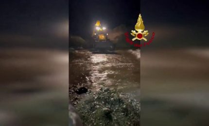 Maltempo, in provincia di Nuoro ritrovati due pastori dispersi. Le immagini