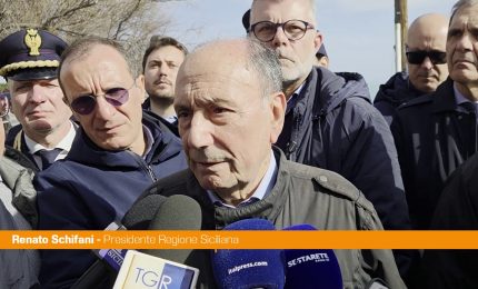 Maltempo, Schifani a Catania "Per la ricostruzione anche fondi FSC"