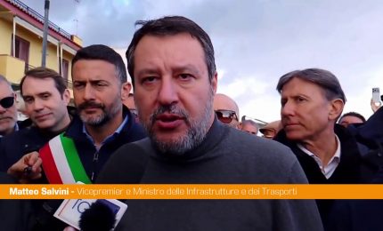 Maltempo, Salvini nel Messinese "Serve tagliare i tempi della burocrazia"