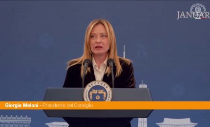 Italia-Corea del Sud, Meloni "Impegno su pace, sicurezza e sfide globali"