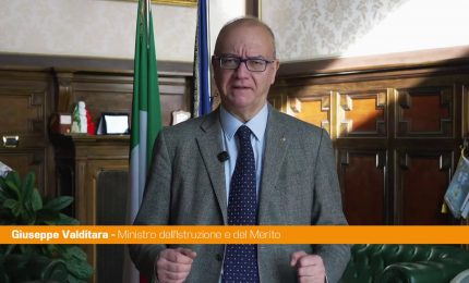 Valditara "Proposte nuove misure per l'inclusione degli studenti palestinesi"