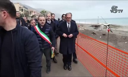 Maltempo, sopralluogo di La Russa nei territori colpiti del Messinese e Catanese