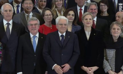 Milano-Cortina, Mattarella incontra a Palazzo Marino i membri del Cio