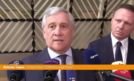 Ucraina, Tajani "Favorevoli a nuove sanzioni alla Russia, obiettivo &egrave; la pace"