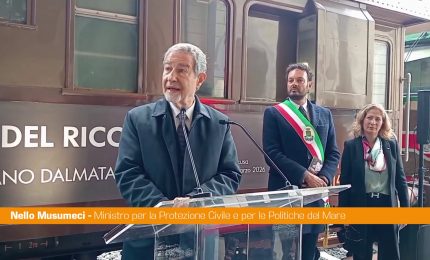 Treno del Ricordo, Musumeci &ldquo;Giovani conoscano storia per non ripetere errori"