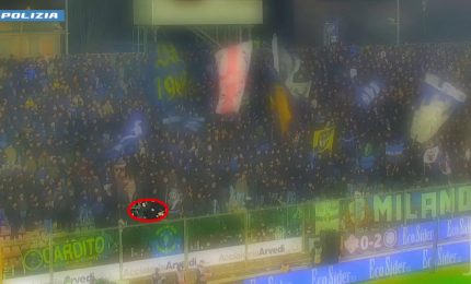Petardo contro il portiere Audero in Cremonese-Inter, arrestato il responsabile