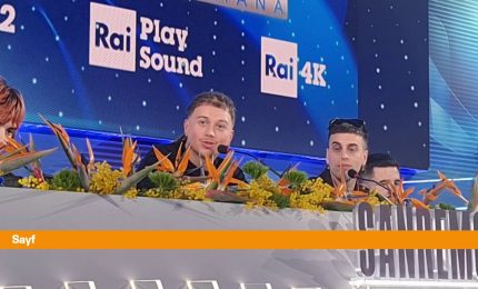 Sanremo, Sayf "&Egrave; una gioia essere qui con mia madre"