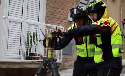 Frana Niscemi, effettuati 60 interventi di recupero beni dai Vigili del Fuoco