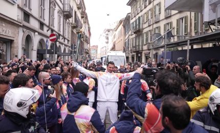 Milano-Cortina 2026, Zlatan Ibrahimovic tedoforo: le immagini