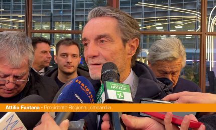 Fontana "Arrivo Trump per le Olimpiadi? Non sappiamo, nel caso sar&agrave; benvenuto"