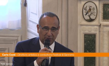 Sanremo, Conti "Le Olimpiadi della canzone italiana, quest'anno tanta variet&agrave;"
