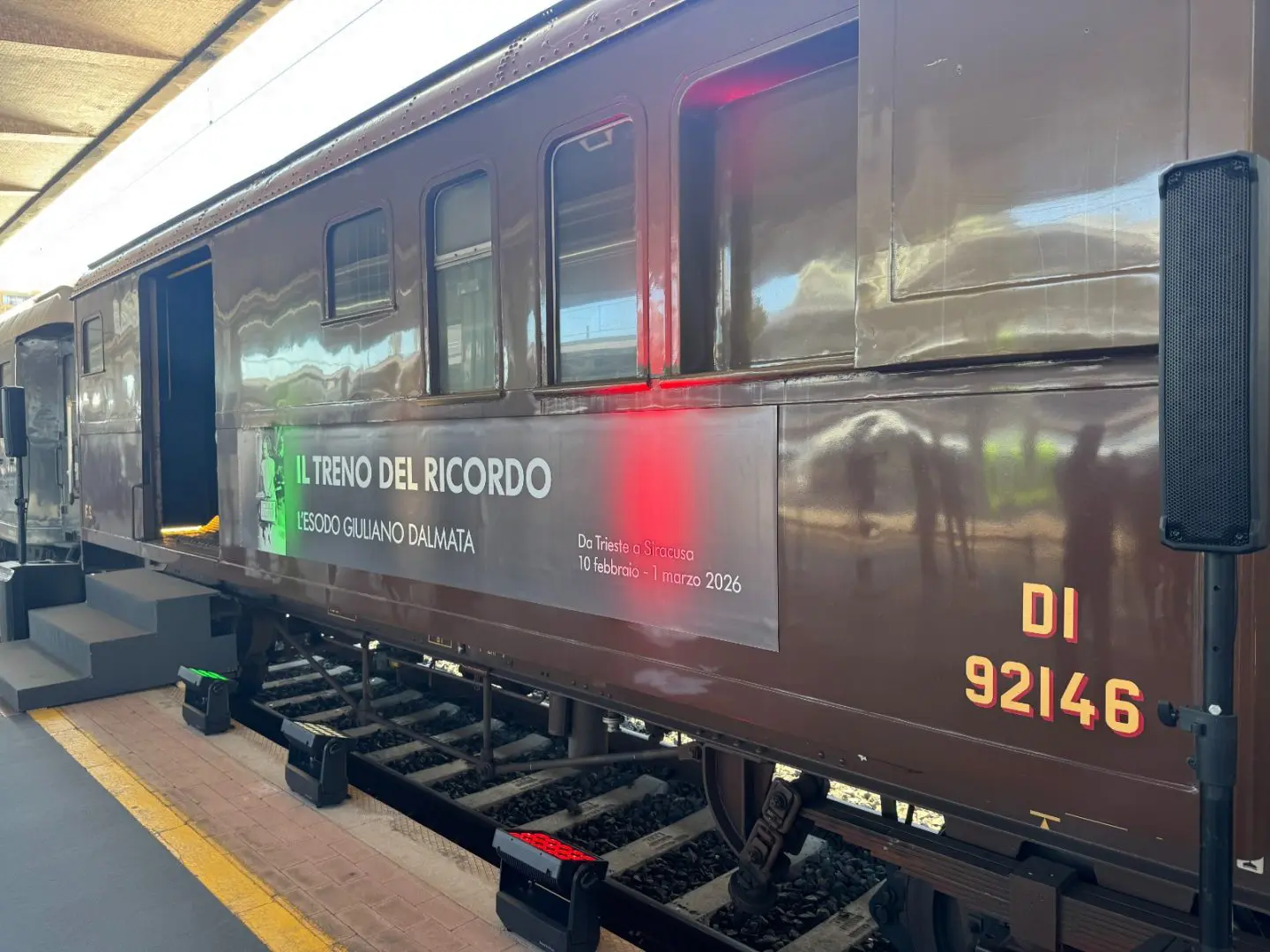 Il &ldquo;Treno del Ricordo&rdquo; a Palermo, memoria e testimonianza dell&rsquo;esodo giuliano-dalmata