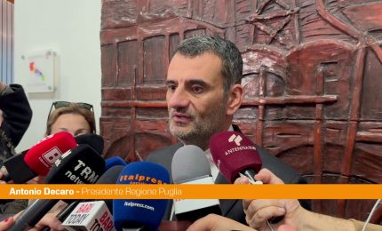 Puglia, Decaro "Tre milioni per sostenere i giovani, valorizziamo i talenti"