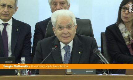 Mattarella "Csm non esente da difetti ma serve rispetto dalle altre istituzioni"