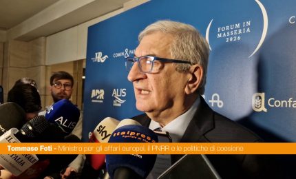 Pnrr, Foti "Entro fine aprile-met&agrave; maggio auspico l'arrivo della nona rata"