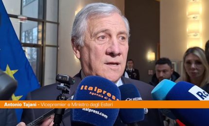 Tajani "Mi auguro che l'Iran scelga la strada del dialogo"