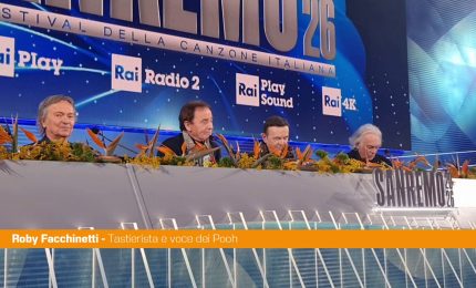 Sanremo, Facchinetti "Con i Pooh abbiamo dedicato la vita alla musica"