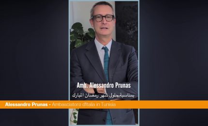 L'ambasciatore d'Italia in Tunisia Prunas rivolge gli auguri per inizio Ramadan